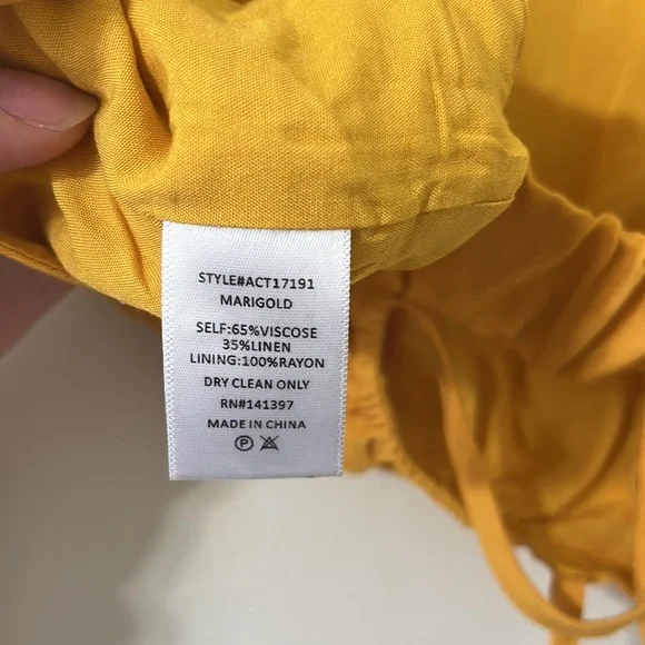 Astr The Label Marigold Divine Tie Waist Crop Top & Maxi Skirt Matching Set NEW - Picture 9 of 16